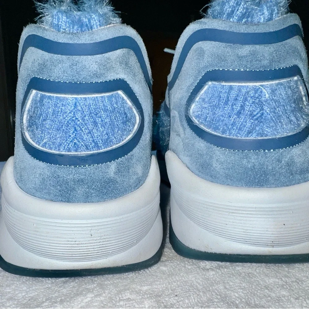CHANEL Blue and Gray Sneakers - Picture 6 of 6